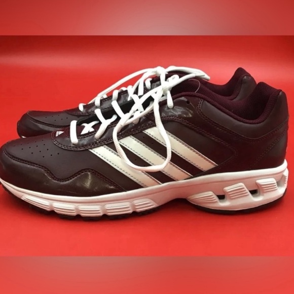 Adidas Men's Burgundy Low Top Lace Up Athletic Shoes - Size 11.5 - Picture 4 of 9